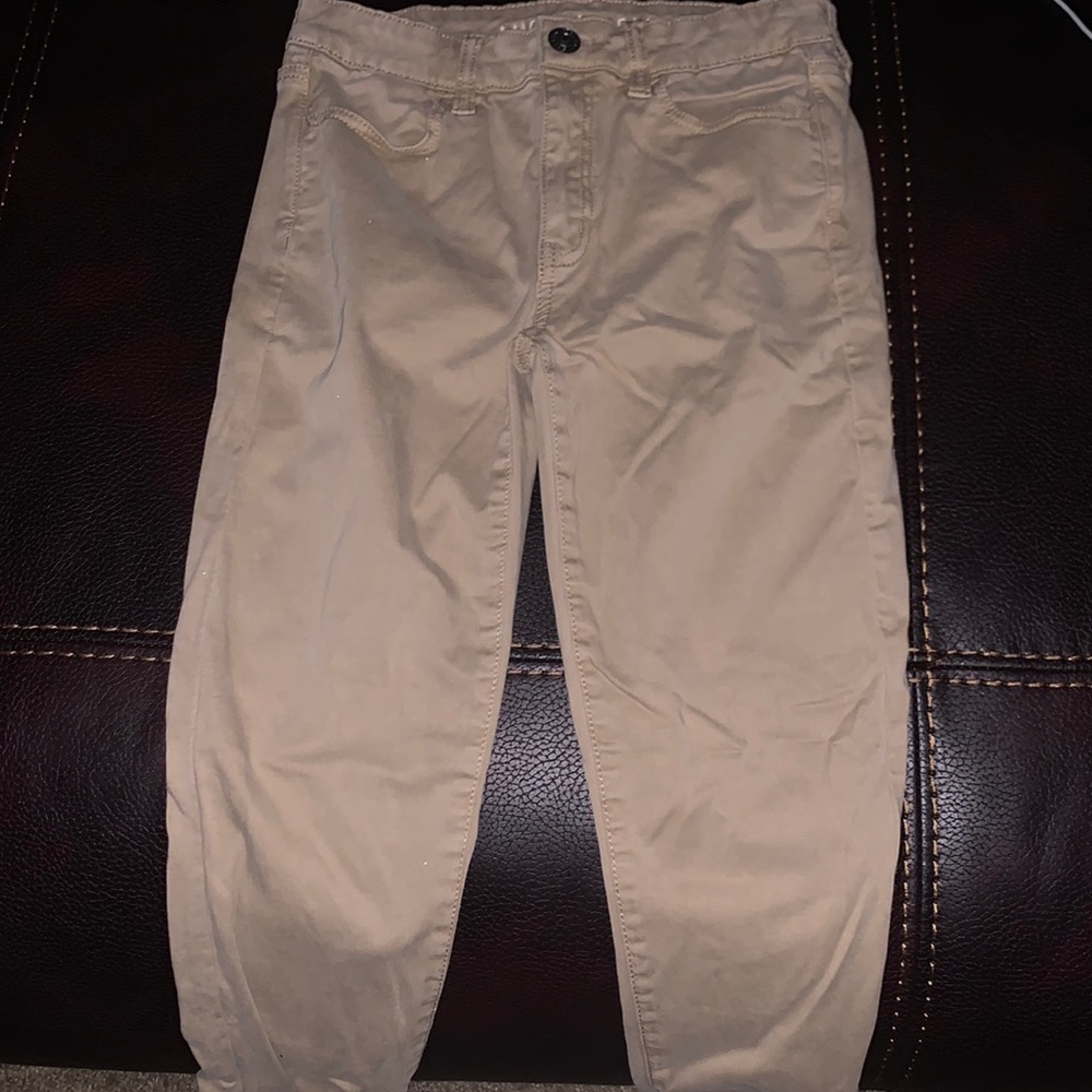 Khaki American Eagle Jeans